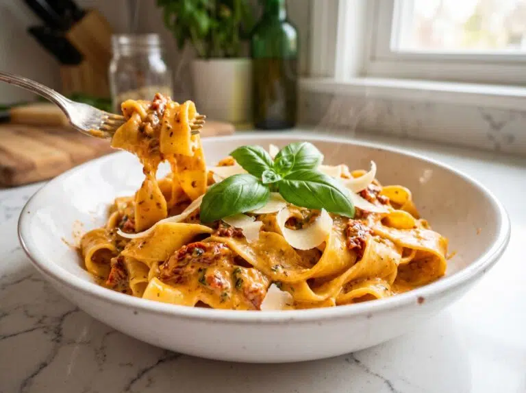 Creamy Sun-Dried Tomato Pasta (Easy Dinner)