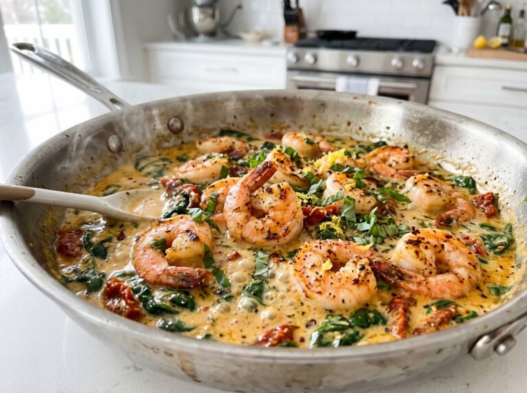 Creamy Tuscan Shrimp