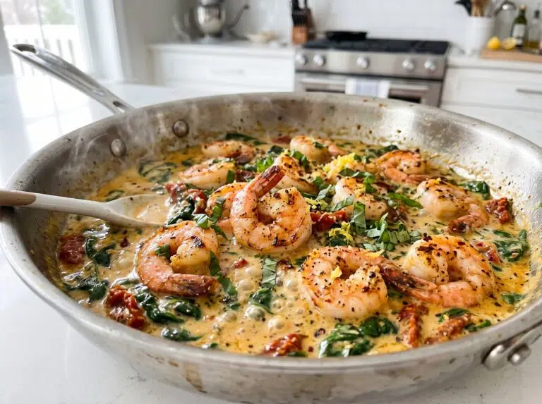 Tuscan Butter Shrimp (Creamy 20-Minute Recipe)