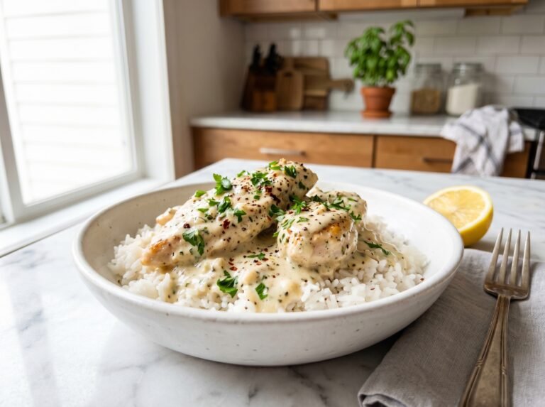 Easy Creamy Garlic Chicken