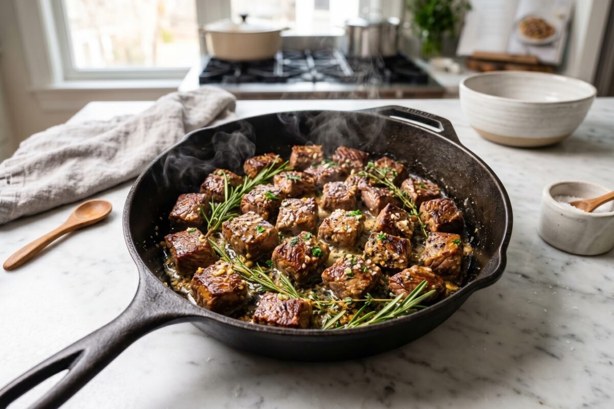 Garlic Butter Steak Bites
