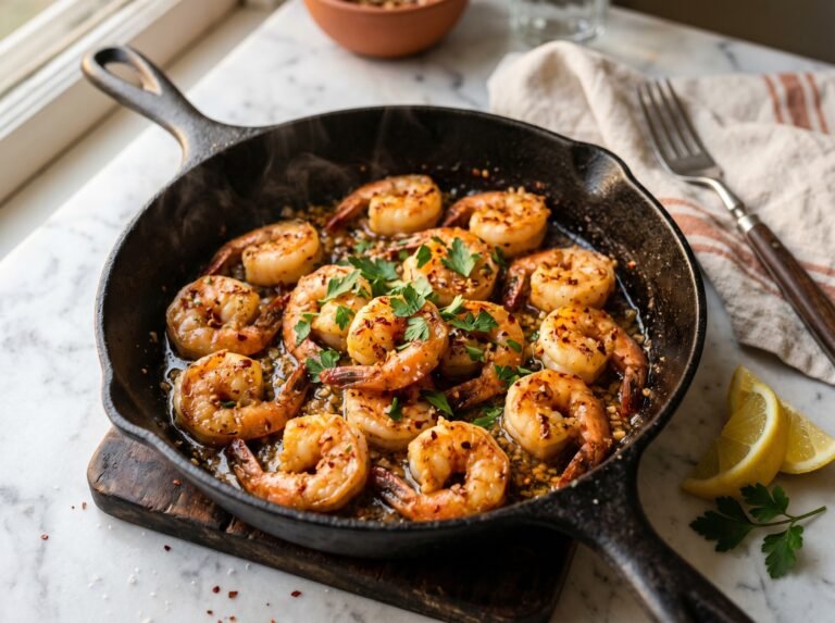 Spicy Garlic Butter Shrimp