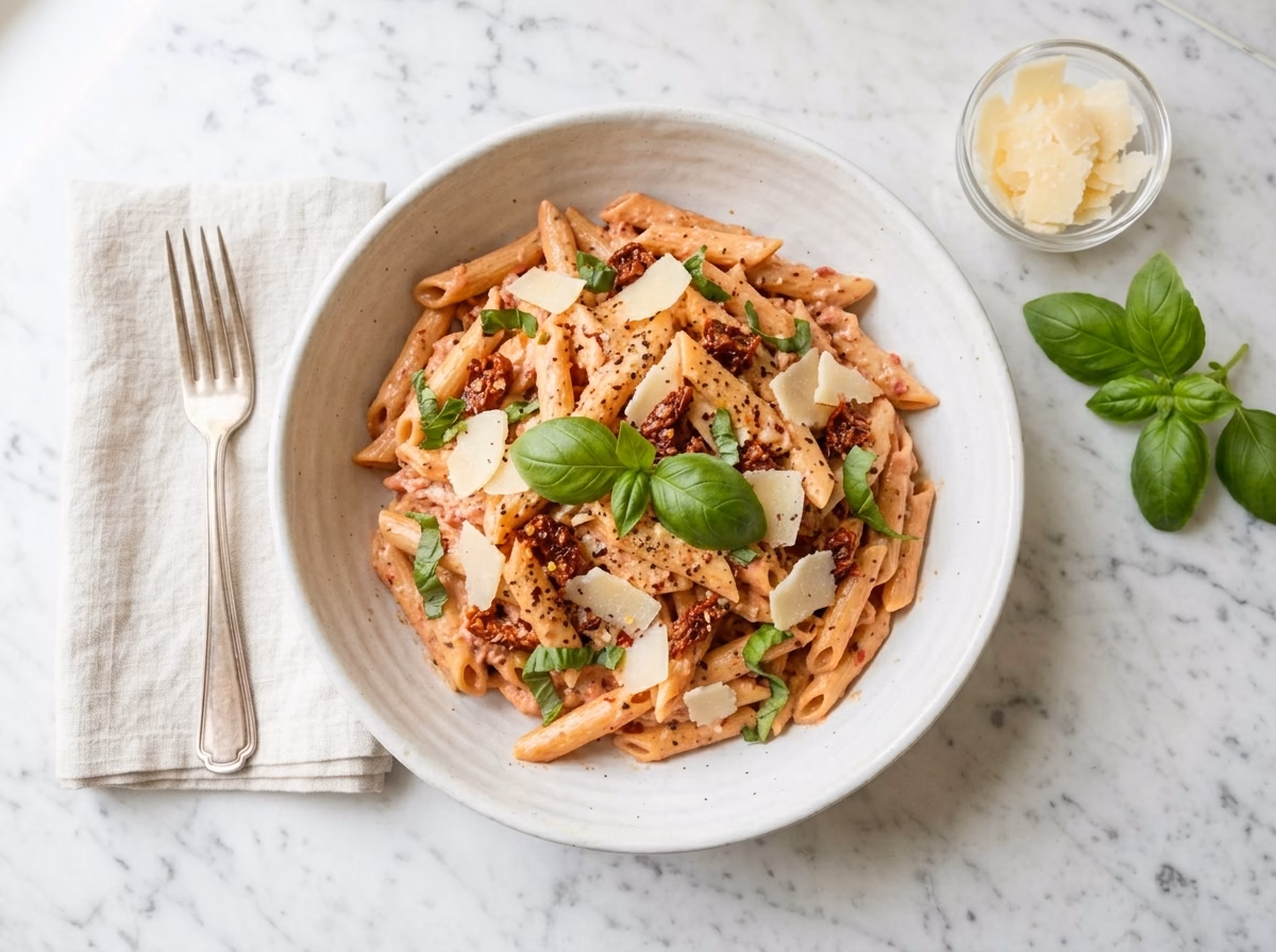 creamy-sun-dried-tomato-pasta