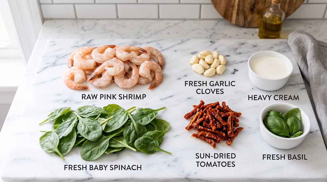 creamy-tuscan-shrimp ingredients