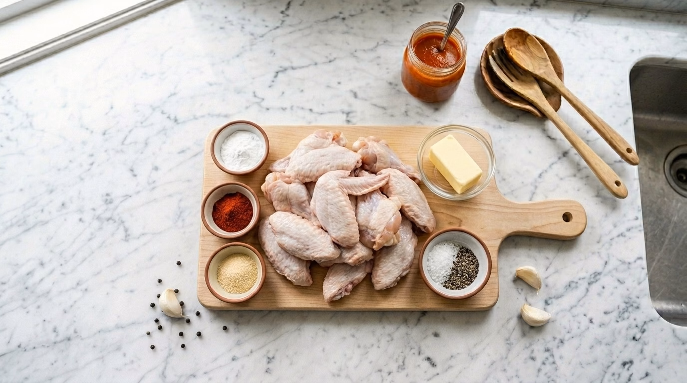 crispy-baked-chicken-wings ingredients