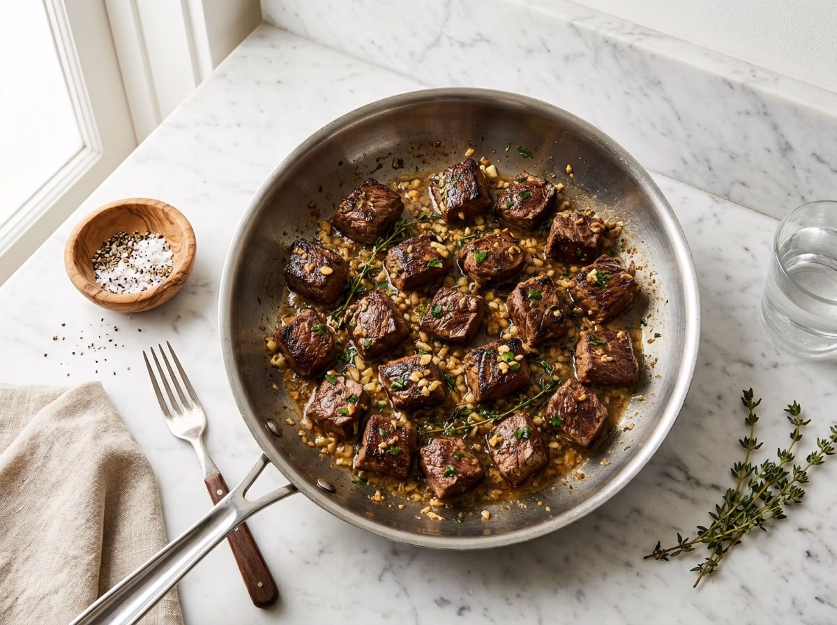garlic-butter-steak-bites
