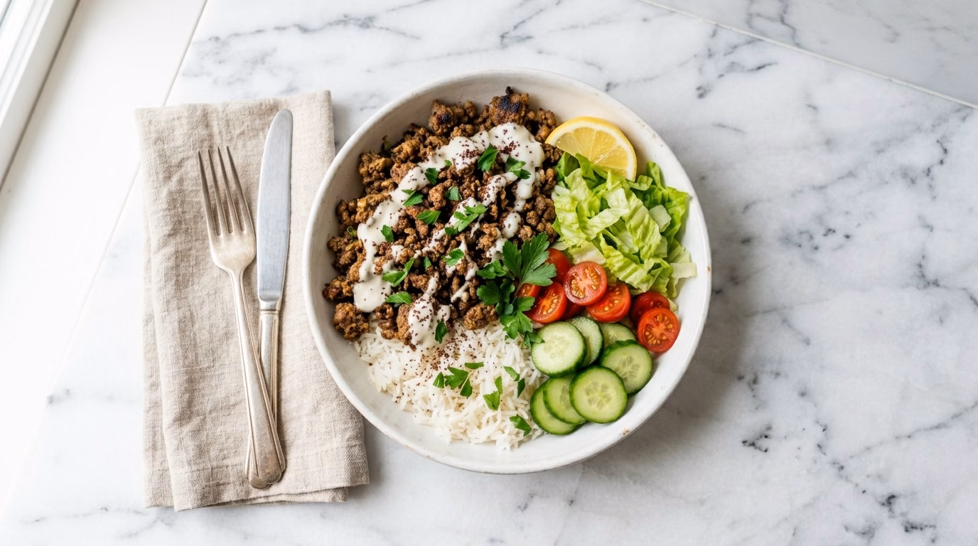 one-pan-beef-shawarma-bowl
