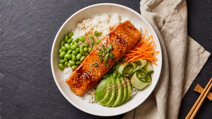 Teriyaki Salmon Bowl (Healthy, 25-Minute Meal Prep)