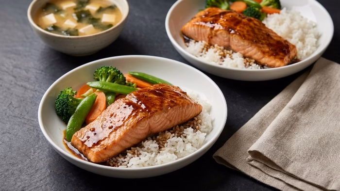 teriyaki-salmon-bowl serving