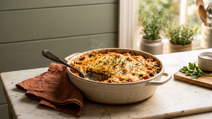 Easy Vegan Casserole (Creamy, Cozy One-Dish Dinner)