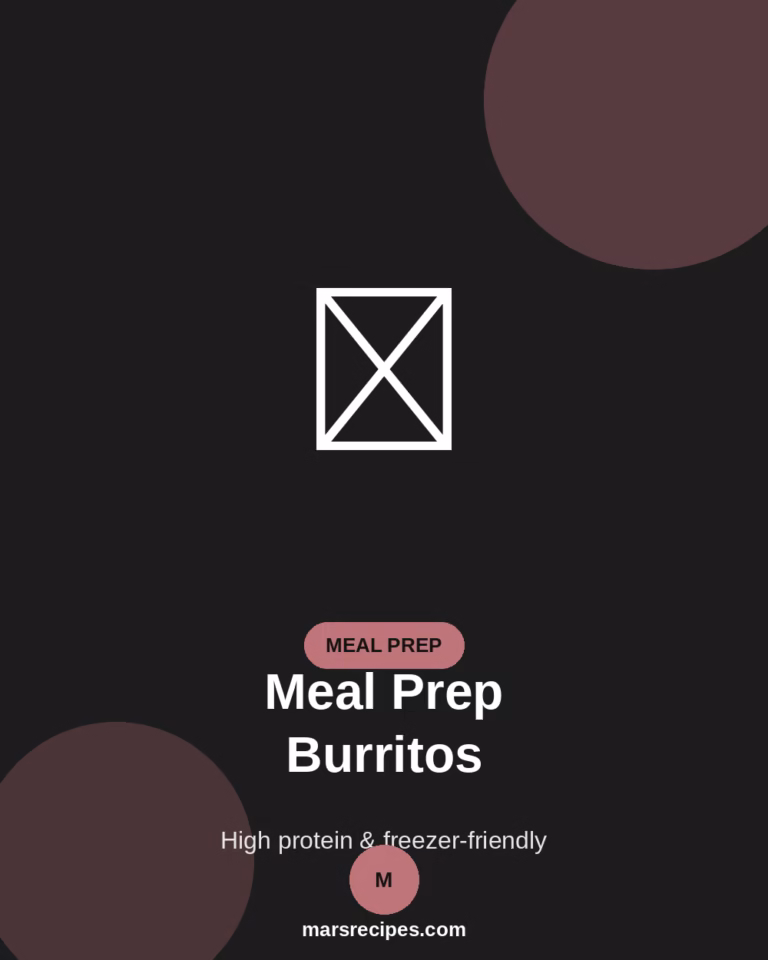 8 Meal Prep Burritos (High Protein & Freezer-Friendly)