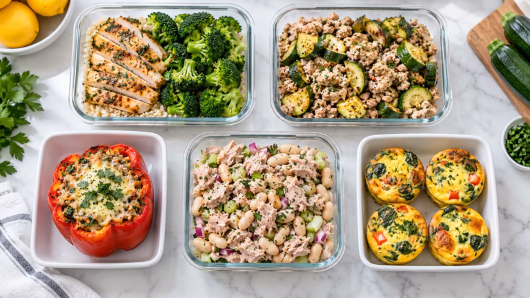 10 High Protein Low Calorie Meal Prep Recipes (Under 500 Calories)